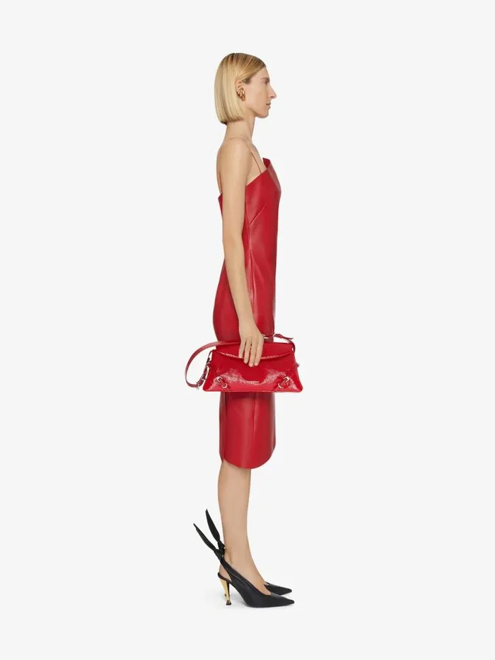 Asymmetric Dress In Leather Red Cherry Women Givenchy Dresses