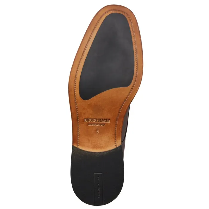 Aydin Cap Toe Leather DerbyCognac Men Bruno Magli Dress Shoes