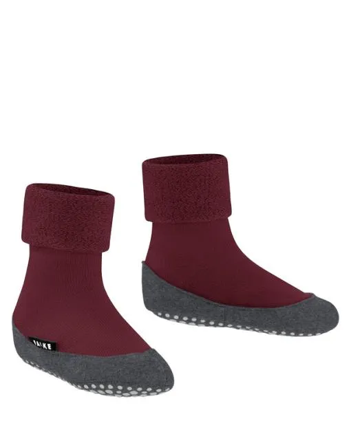 Babies and Kids Cosyshoe Teens Kids Slippers Burnt Siena FALKE House Socks