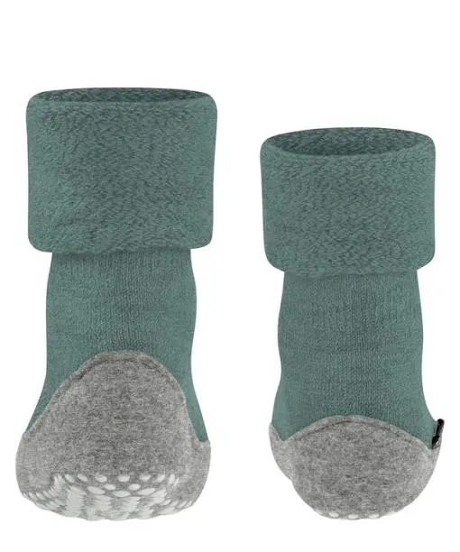 Babies and Kids Cosyshoe Teens Kids Slippers Dark Jade FALKE House Socks