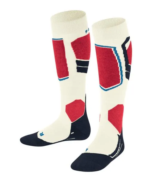 Babies and Kids SK4 Advanced Kids Skiing Kneehigh Socks Off FALKE Ski Socks