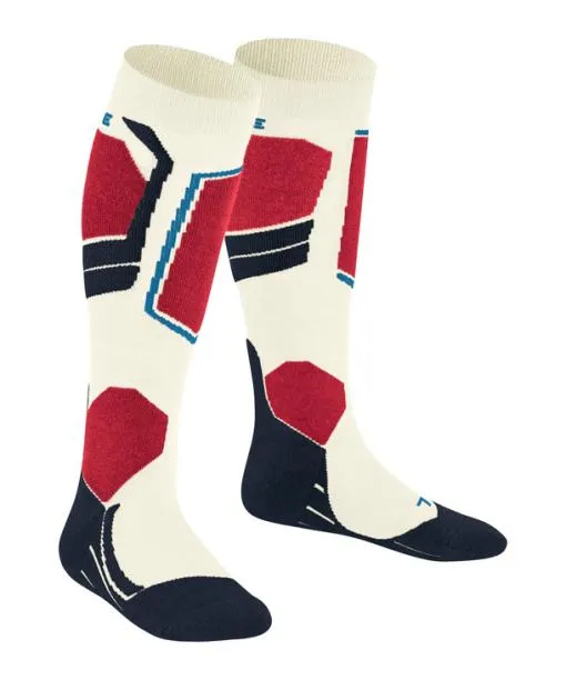 Babies and Kids SK4 Advanced Kids Skiing Kneehigh Socks Off FALKE Ski Socks