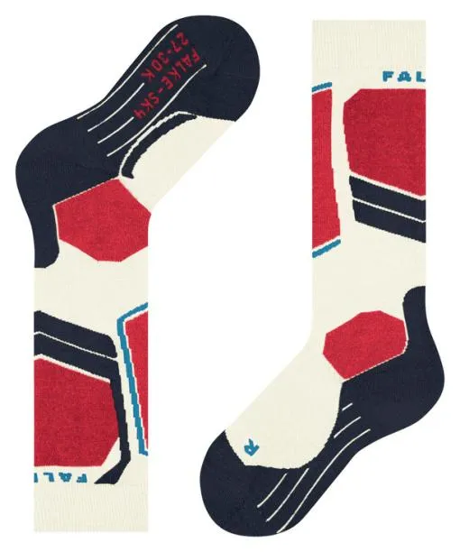 Babies and Kids SK4 Advanced Kids Skiing Kneehigh Socks Off FALKE Ski Socks