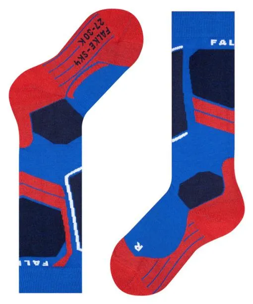 Babies and Kids SK4 Advanced Kids Skiing Kneehigh Socks Olympic FALKE Ski Socks