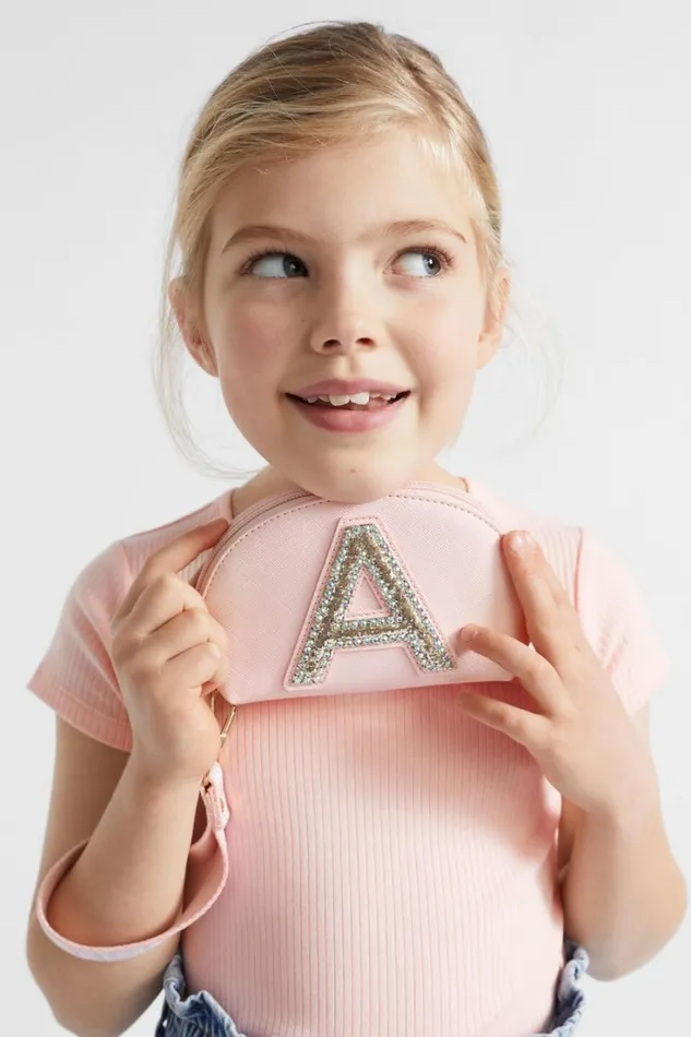 Bags Girl Seed Heritage Glitter Initial Purse C