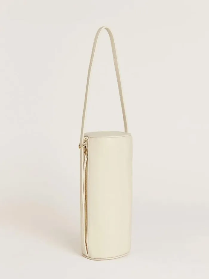 Bags The Reformation Simona Cylinder Bag Cream Puff Leather