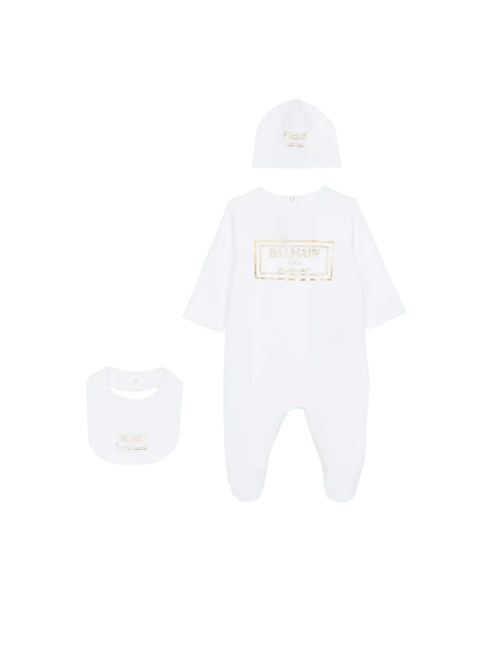 Balmain Kids 3piece Set White