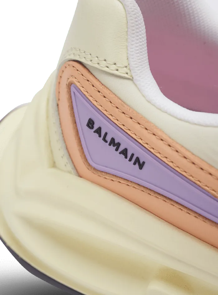 Balmain Sneakers Women RunRow Leather And Nylon Sneakers Multicolor
