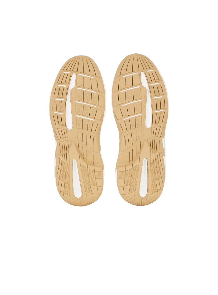 Balmain Sneakers Women RunRow Leather Sneakers Beige