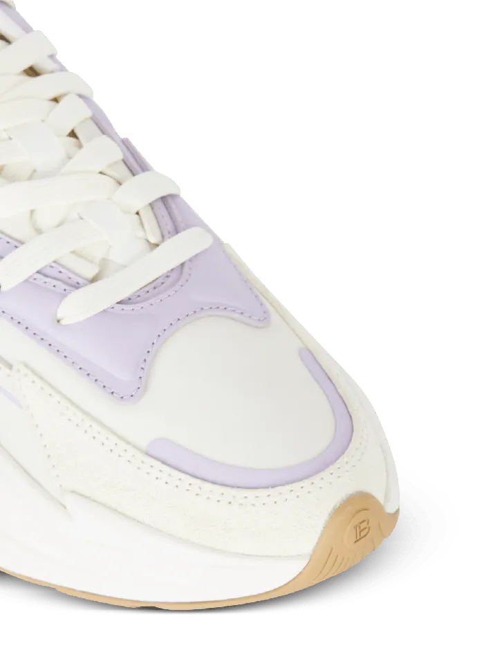 Balmain Sneakers Women RunRow Leather Sneakers Beige