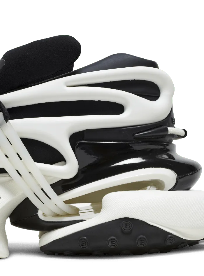 Balmain Sneakers Women Unicorn Sneakers In Twotone Neoprene And Leather Black