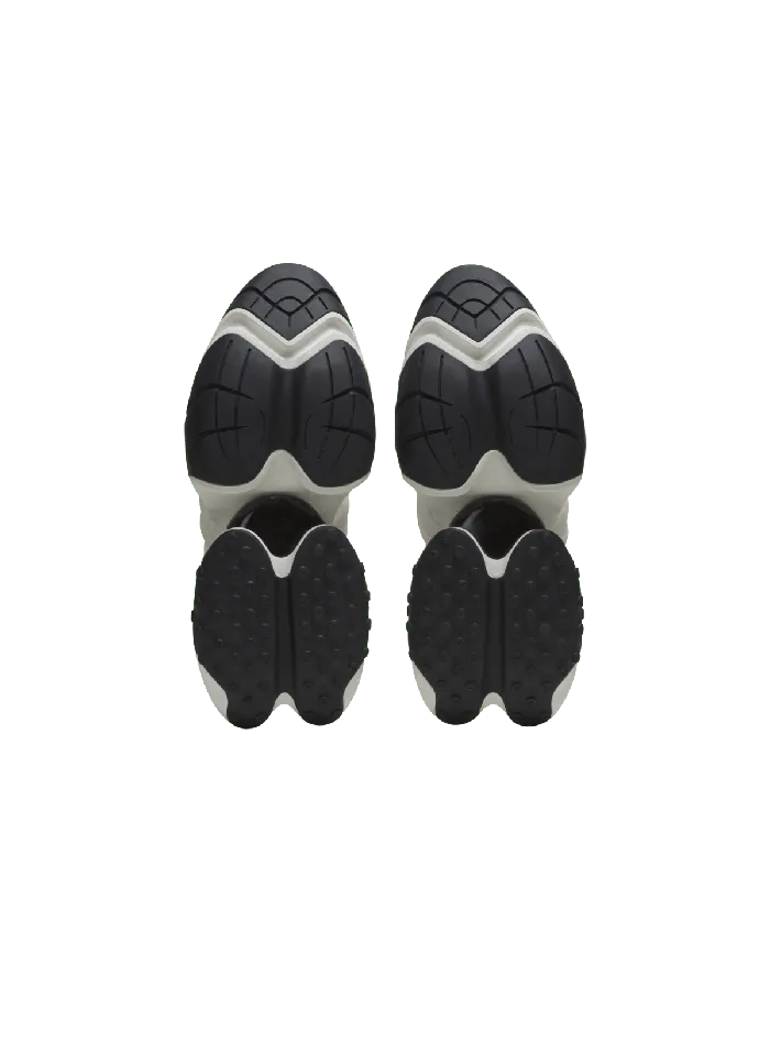 Balmain Sneakers Women Unicorn Sneakers In Twotone Neoprene And Leather Black