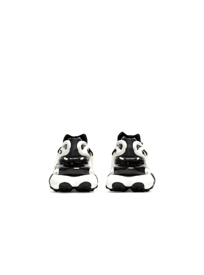Balmain Sneakers Women Unicorn Sneakers In Twotone Neoprene And Leather Black