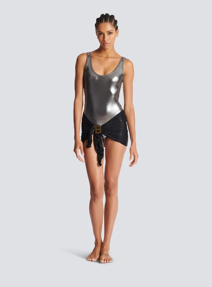 Balmain Swimwear Women B Sarong Black