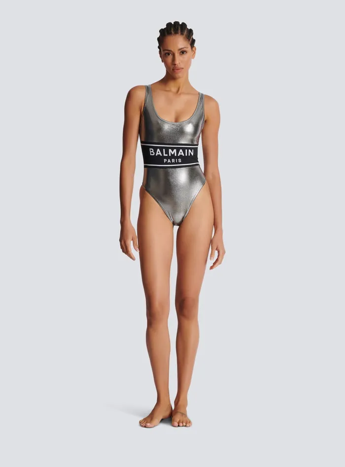 Balmain Swimwear Women Paris Swimsuit Black