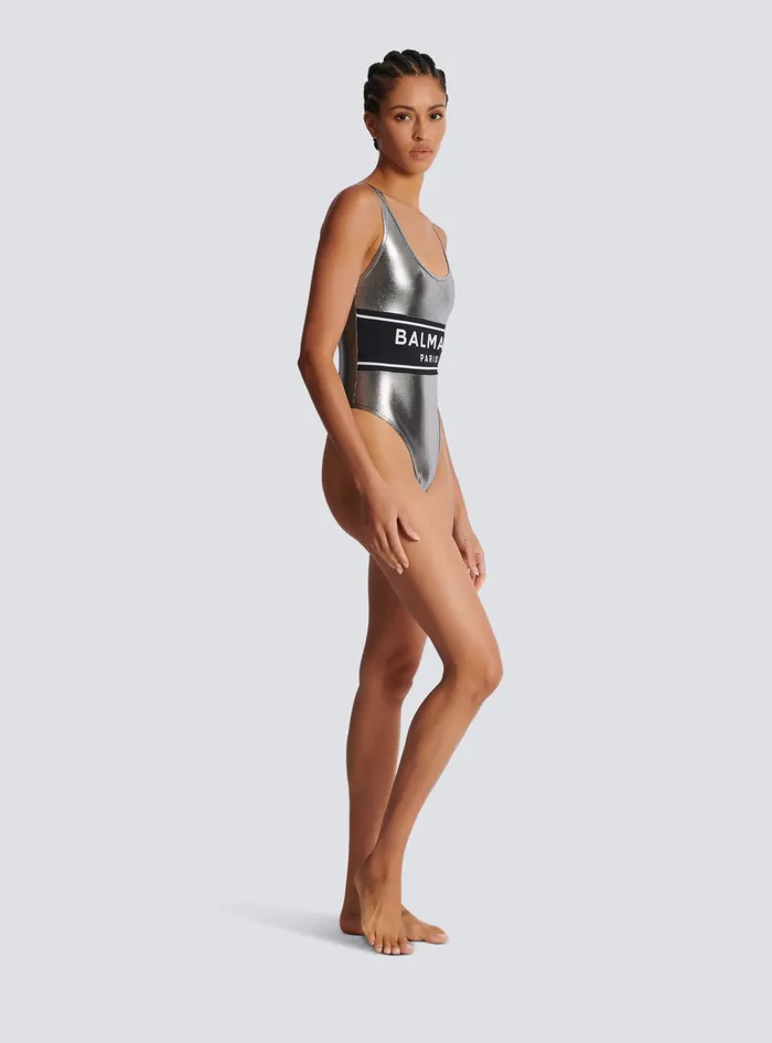 Balmain Swimwear Women Paris Swimsuit Black