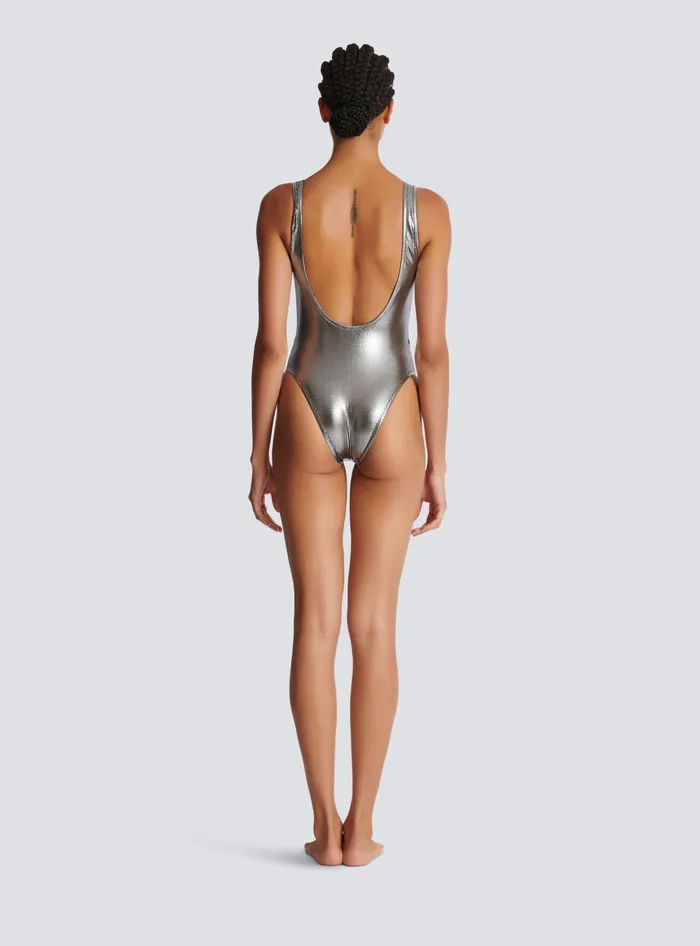 Balmain Swimwear Women Paris Swimsuit Black