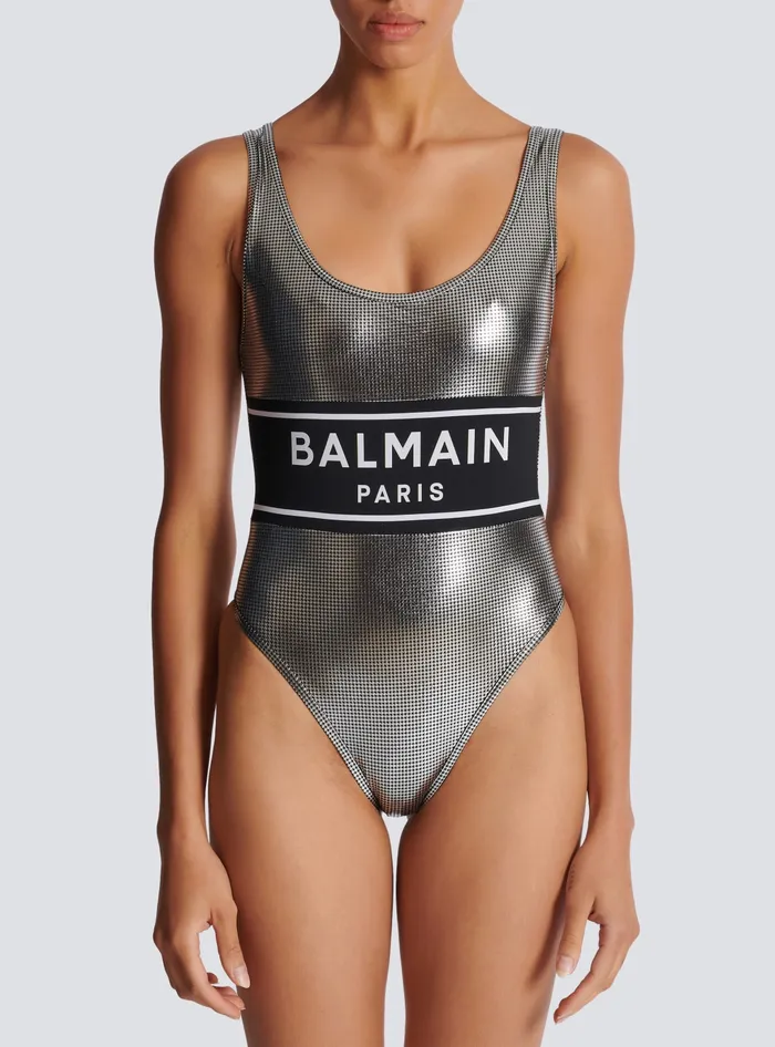 Balmain Swimwear Women Paris Swimsuit Black