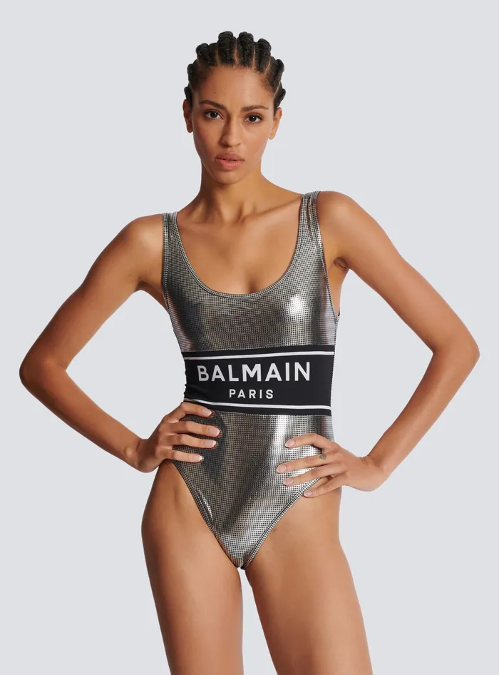 Balmain Swimwear Women Paris Swimsuit Black