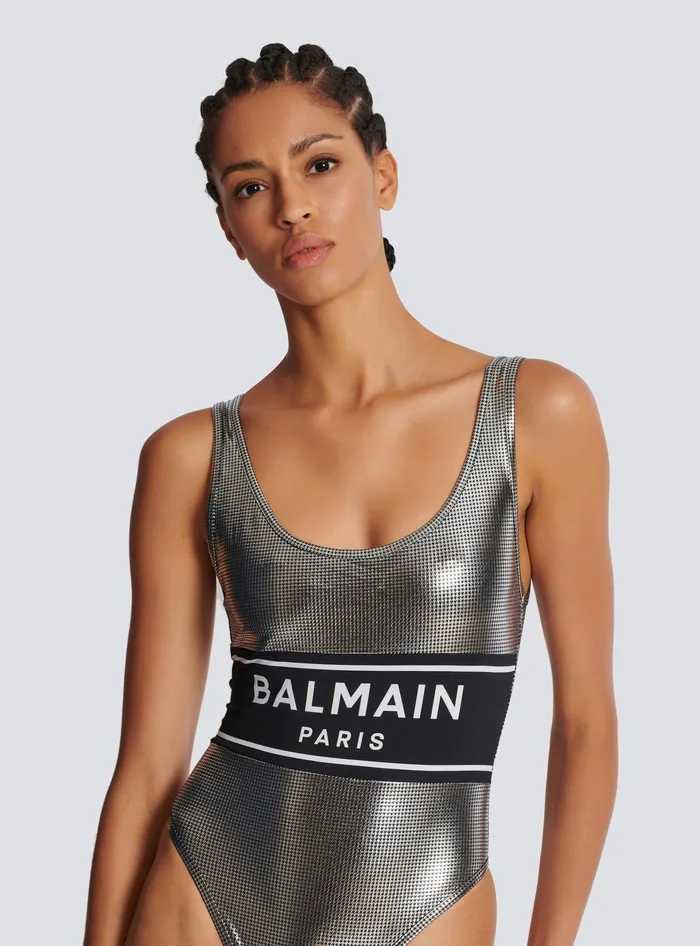 Balmain Swimwear Women Paris Swimsuit Black