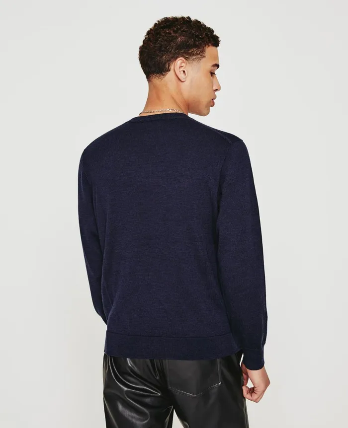 Beck Crew Deep Navy Men AG Jeans Sweatshirts Beck Crew Deep Navy Men AG Jeans Sweatshirts