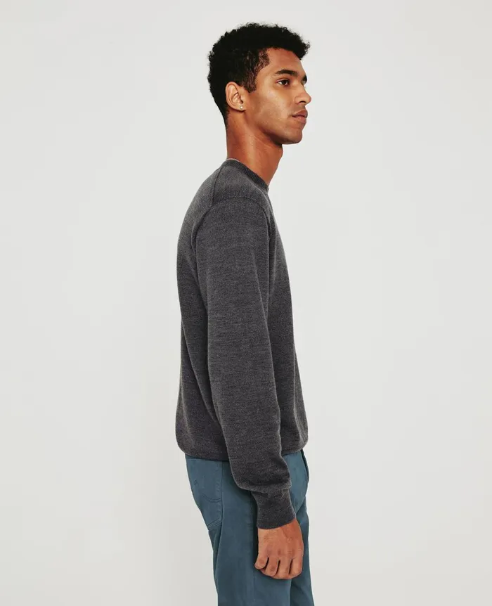 Beck Crew Heather Charcoal Men AG Jeans Sweatshirts Beck Crew Heather Charcoal Men AG Jeans Sweatshirts