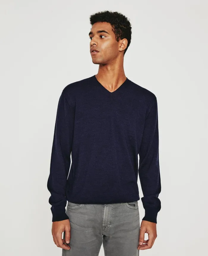 Beck Vee Deep Navy Men AG Jeans Sweatshirts
