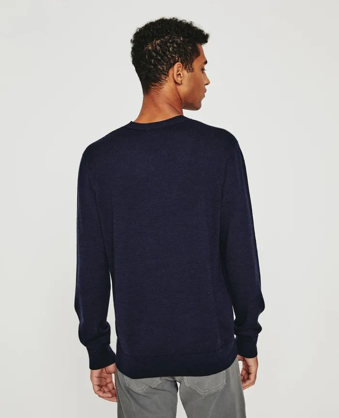Beck Vee Deep Navy Men AG Jeans Sweatshirts Beck Vee Deep Navy Men AG Jeans Sweatshirts