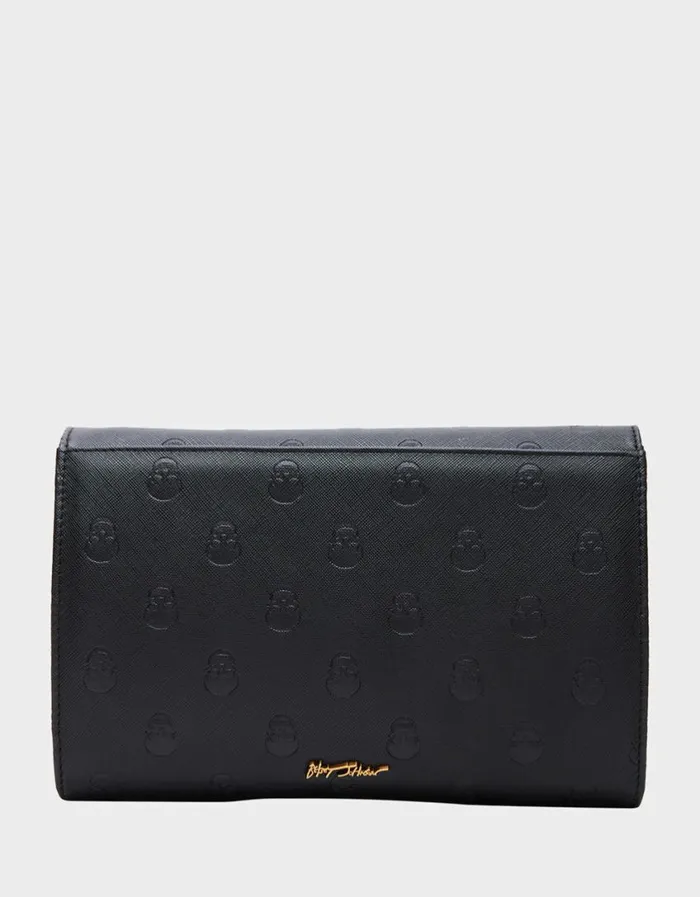 Betsey Johnson Women SKULLICIOUS WALLET WITH CHAIN BLACK Betsey Johnson Women SKULLICIOUS WALLET WITH CHAIN BLACK
