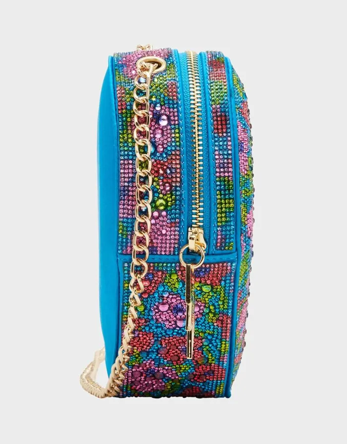 Betsey Johnson Women STONE HEART CONVERTIBLE BAG BLUE Blue Betsey Johnson Women STONE HEART CONVERTIBLE BAG BLUE Blue