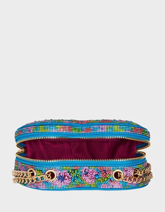 Betsey Johnson Women STONE HEART CONVERTIBLE BAG BLUE Blue Betsey Johnson Women STONE HEART CONVERTIBLE BAG BLUE Blue