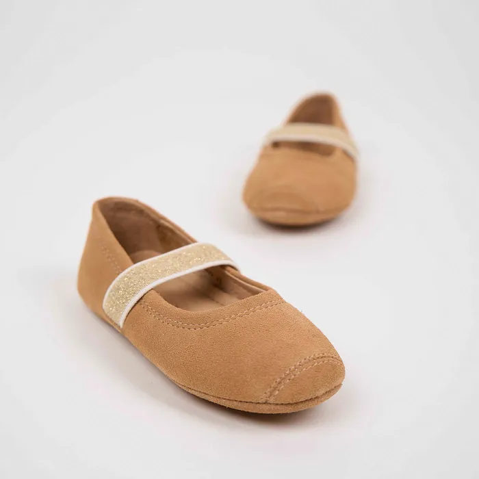 bisgaardshoes ballet tan Brown KIDS Ballerinas