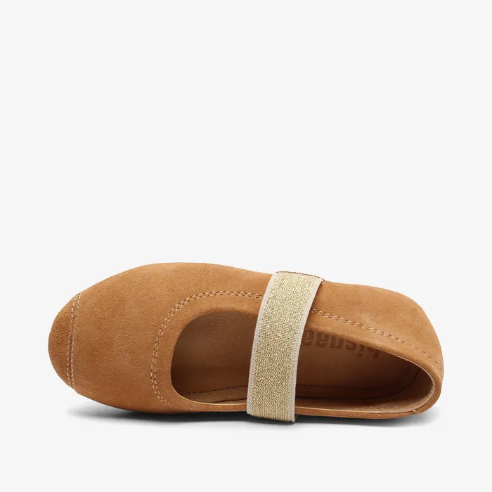 bisgaardshoes ballet tan Brown KIDS Ballerinas