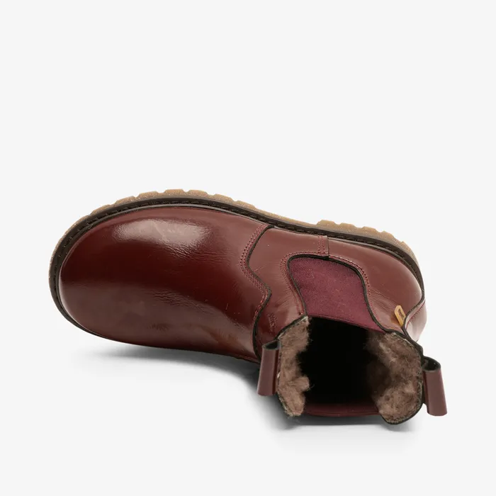 bisgaardshoes Boots KIDS neel tex bordeaux polido Red