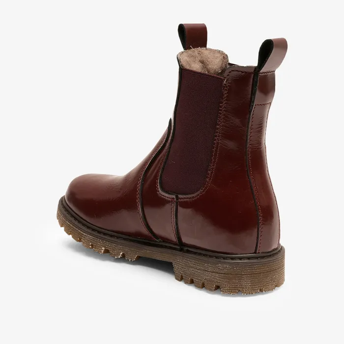 bisgaardshoes Boots KIDS neel tex bordeaux polido Red