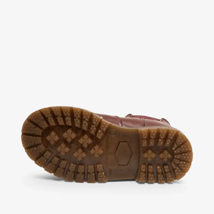 bisgaardshoes Boots KIDS neel tex bordeaux polido Red