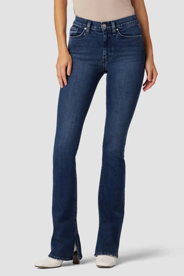 Bootcut Women Hudson Jeans Barbara HighRise Bootcut Jean W Slit Hem Loyalty
