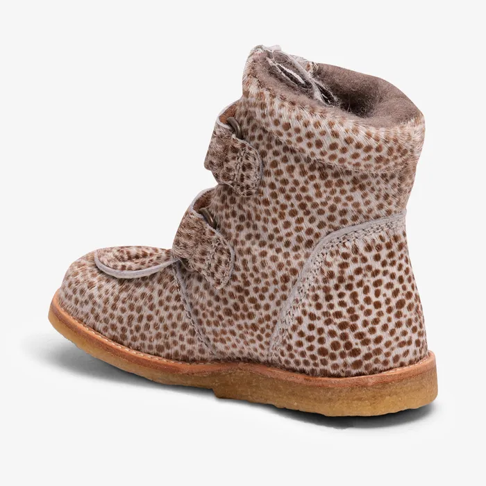 Boots KIDS flor v tex brown fur Brown bisgaardshoes