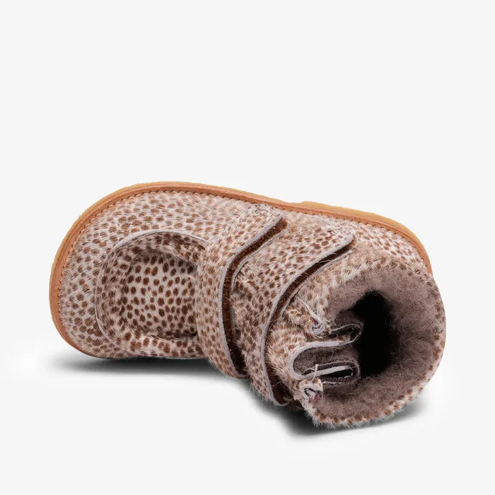 Boots KIDS flor v tex brown fur Brown bisgaardshoes