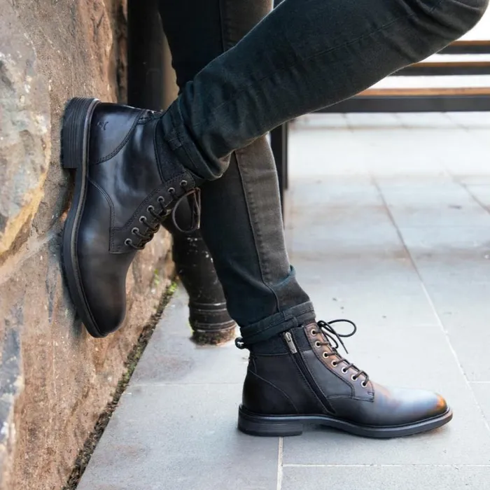 Boots Men Windsor Smith BEAU BLACK LEATHER BOOTS Boots Men Windsor Smith BEAU BLACK LEATHER BOOTS