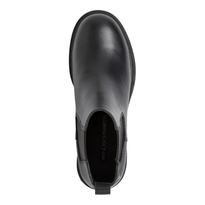 Boots Women Windsor Smith OBSESS BLACK LEATHER BOOTS Boots Women Windsor Smith OBSESS BLACK LEATHER BOOTS
