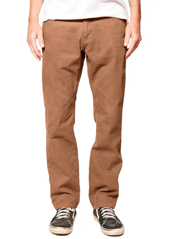 Border Canvas 5 Pkt Pant Kangaroo Men Vissla Pants and Denim