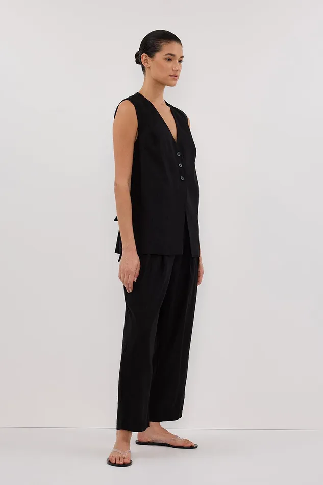 BRAX BLACK TAPERED PANT Women DISSH Pants