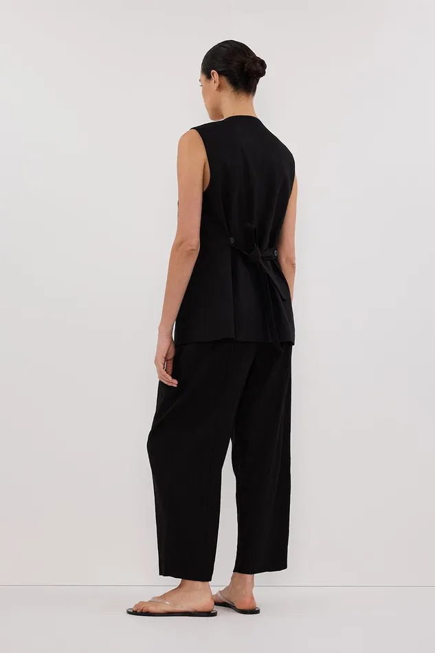 BRAX BLACK TAPERED PANT Women DISSH Pants