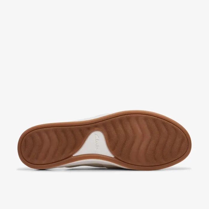 Breeze Clara White Women Clarks SlipOns