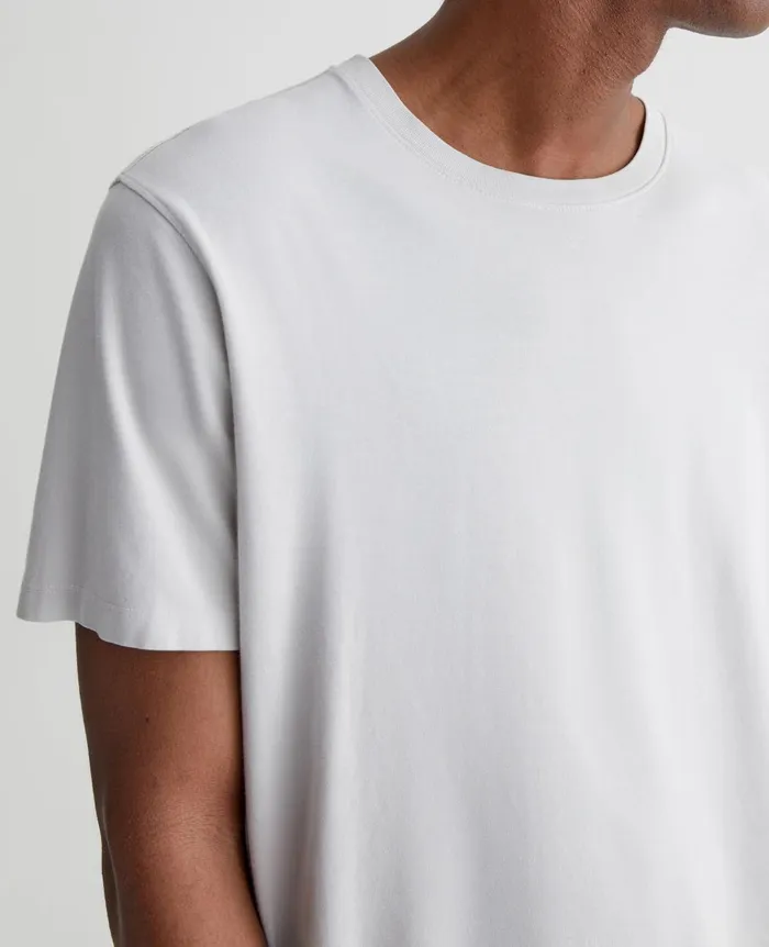 Bryce Crew Silver Smoke Men AG Jeans Tees Bryce Crew Silver Smoke Men AG Jeans Tees