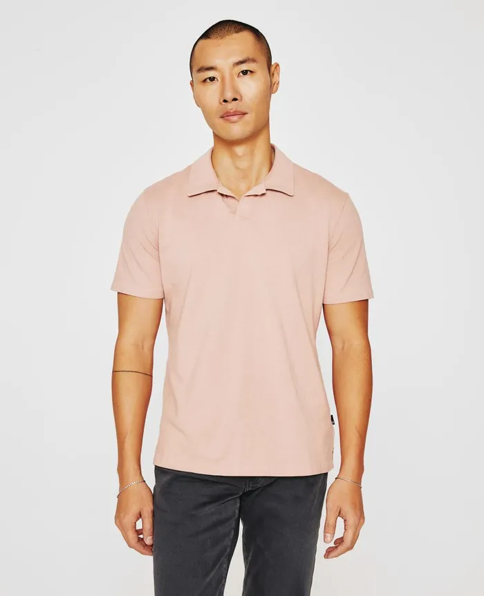 Bryce Johnny Collar Rose Cloud Men AG Jeans Polos