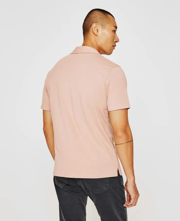 Bryce Johnny Collar Rose Cloud Men AG Jeans Polos Bryce Johnny Collar Rose Cloud Men AG Jeans Polos