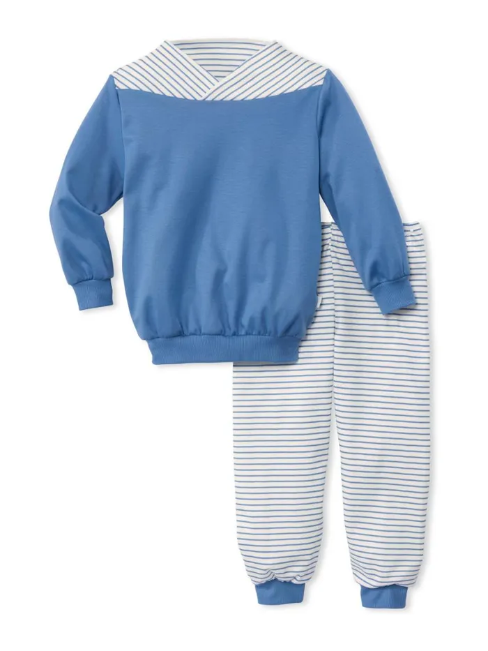 CALIDA For Babies Kids Pyjama With Cuff Bay Blue