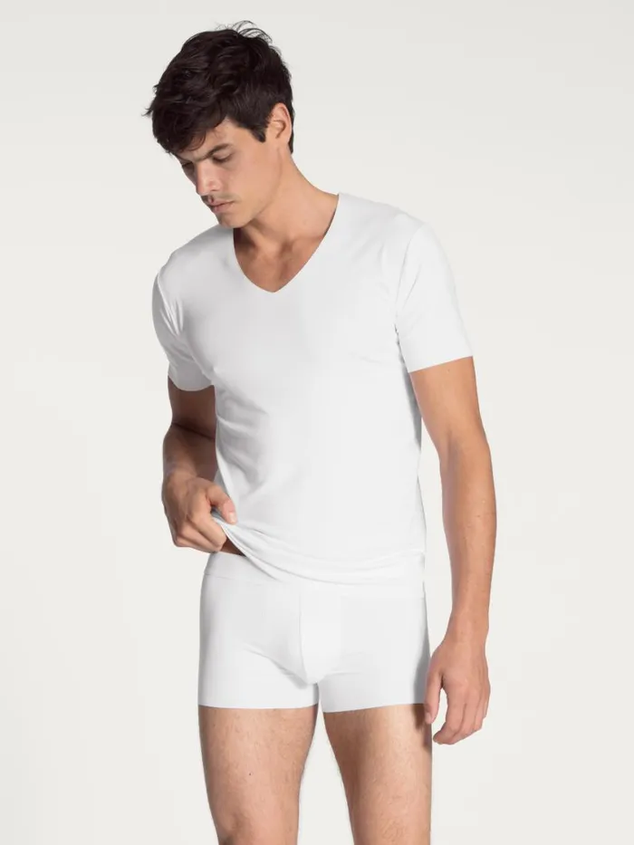 CALIDA Functionalunderwear Men Boxer Brief With Elastic Waistband Weiss